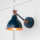 From The Anvil - Hammered Copper Brindley Wall Light in Dusk - Hammered Copper  - 49717SDU - Choice Handles