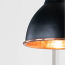 From The Anvil - Hammered Copper Brindley Wall Light in Elan Black - Hammered Copper  - 49717SEB - Choice Handles