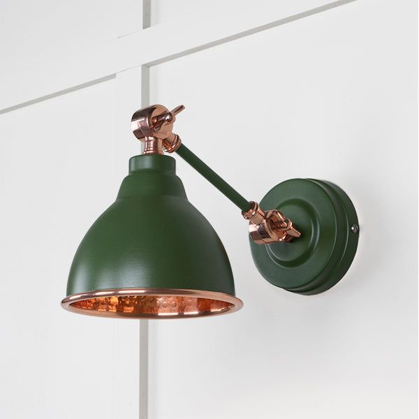 From The Anvil - Hammered Copper Brindley Wall Light in Heath - Hammered Copper  - 49717SH - Choice Handles