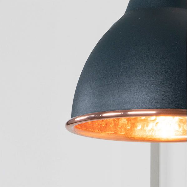 From The Anvil - Hammered Copper Brindley Wall Light in Soot - Hammered Copper  - 49717SSO - Choice Handles
