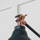From The Anvil - Hammered Copper Brindley Wall Light in Soot - Hammered Copper  - 49717SSO - Choice Handles