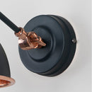From The Anvil - Hammered Copper Brindley Wall Light in Soot - Hammered Copper  - 49717SSO - Choice Handles