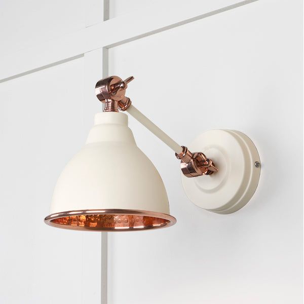 From The Anvil - Hammered Copper Brindley Wall Light in Teasel - Hammered Copper  - 49717STE - Choice Handles