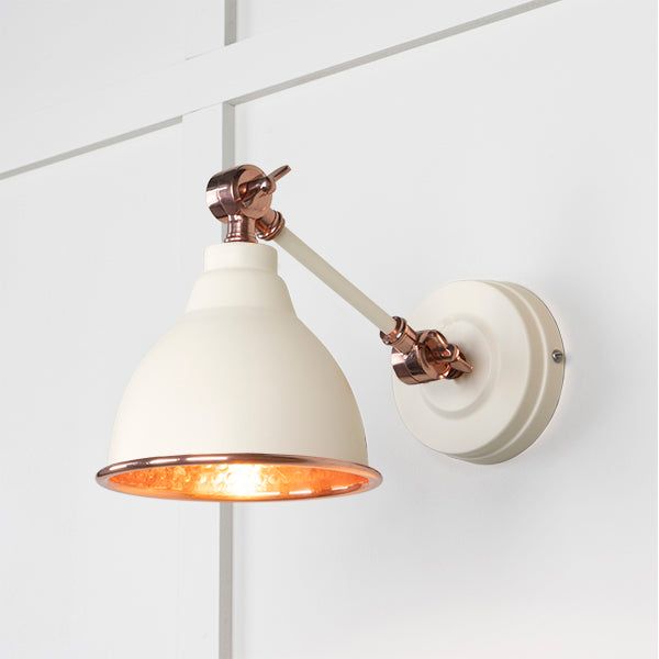 From The Anvil - Hammered Copper Brindley Wall Light in Teasel - Hammered Copper  - 49717STE - Choice Handles