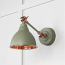 From The Anvil - Hammered Copper Brindley Wall Light in Tump - Hammered Copper  - 49717STU - Choice Handles