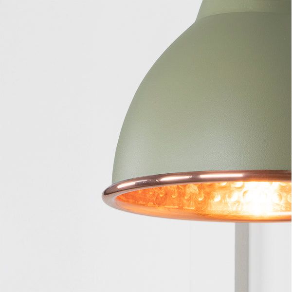 From The Anvil - Hammered Copper Brindley Wall Light in Tump - Hammered Copper  - 49717STU - Choice Handles