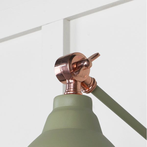 From The Anvil - Hammered Copper Brindley Wall Light in Tump - Hammered Copper  - 49717STU - Choice Handles