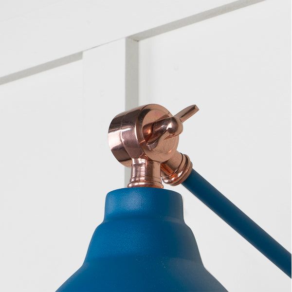 From The Anvil - Hammered Copper Brindley Wall Light in Upstream - Hammered Copper  - 49717SU