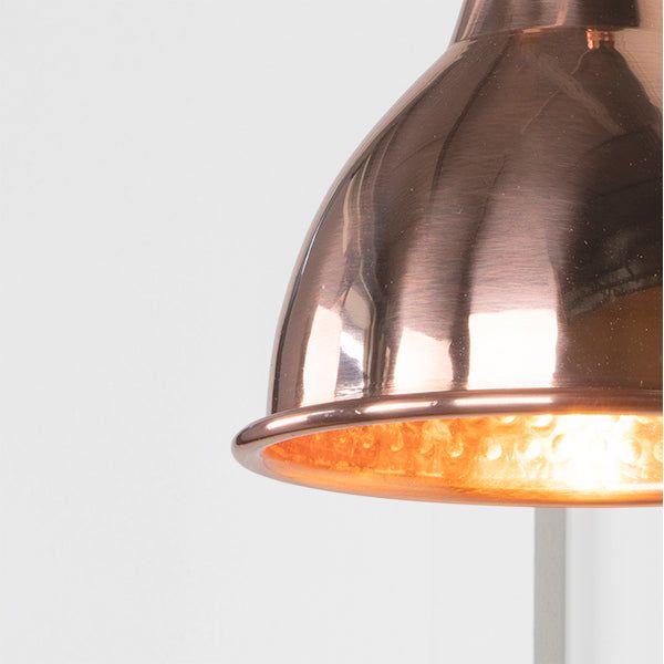 From The Anvil - Hammered Copper Brindley Wall Light - Hammered Copper  - 49717 - Choice Handles