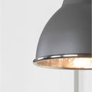 From The Anvil - Hammered Nickel Brindley Wall Light in Bluff - Hammered Nickel  - 49718SBL - Choice Handles