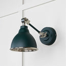 From The Anvil - Hammered Nickel Brindley Wall Light in Dusk - Hammered Nickel  - 49718SDU - Choice Handles