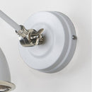 From The Anvil - Hammered Nickel Brindley Wall Light in Flock - Hammered Nickel  - 49718SF - Choice Handles