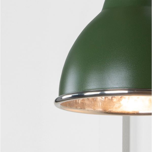 From The Anvil - Hammered Nickel Brindley Wall Light in Heath - Hammered Nickel  - 49718SH