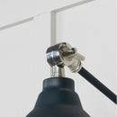 From The Anvil - Hammered Nickel Brindley Wall Light in Soot - Hammered Nickel  - 49718SSO - Choice Handles