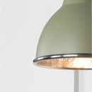 From The Anvil - Hammered Nickel Brindley Wall Light in Tump - Hammered Nickel  - 49718STU - Choice Handles