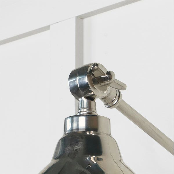 From The Anvil - Hammered Nickel Brindley Wall Light - Hammered Nickel  - 49718 - Choice Handles