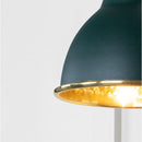 From The Anvil - Hammered Brass Brindley Wall Light in Dingle - Hammered Brass  - 49719SDI - Choice Handles
