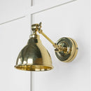 From The Anvil - Hammered Brass Brindley Wall Light - Hammered Brass  - 49719 - Choice Handles