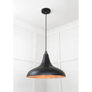 From The Anvil - Smooth Copper Frankley Pendant in Elan Black - Smooth Copper  - 49720SEB - Choice Handles