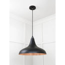 From The Anvil - Smooth Copper Frankley Pendant in Elan Black - Smooth Copper  - 49720SEB - Choice Handles
