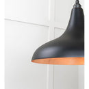 From The Anvil - Smooth Copper Frankley Pendant in Elan Black - Smooth Copper  - 49720SEB - Choice Handles
