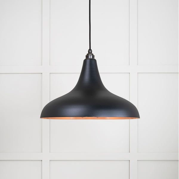 From The Anvil - Smooth Copper Frankley Pendant in Elan Black - Smooth Copper  - 49720SEB