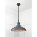 From The Anvil - Smooth Copper Frankley Pendant in Slate - Smooth Copper  - 49720SSL - Choice Handles