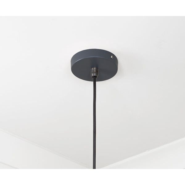 From The Anvil - Smooth Copper Frankley Pendant in Slate - Smooth Copper  - 49720SSL - Choice Handles