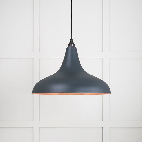 From The Anvil - Smooth Copper Frankley Pendant in Soot - Smooth Copper  - 49720SSO
