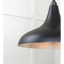 From The Anvil - Smooth Nickel Frankley Pendant in Elan Black - Smooth Nickel  - 49721SEB - Choice Handles