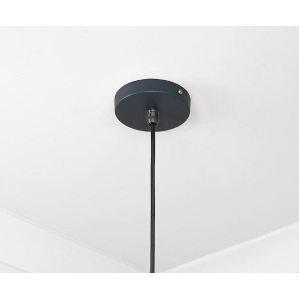 From The Anvil - Smooth Nickel Frankley Pendant in Soot - Smooth Nickel  - 49721SSO - Choice Handles
