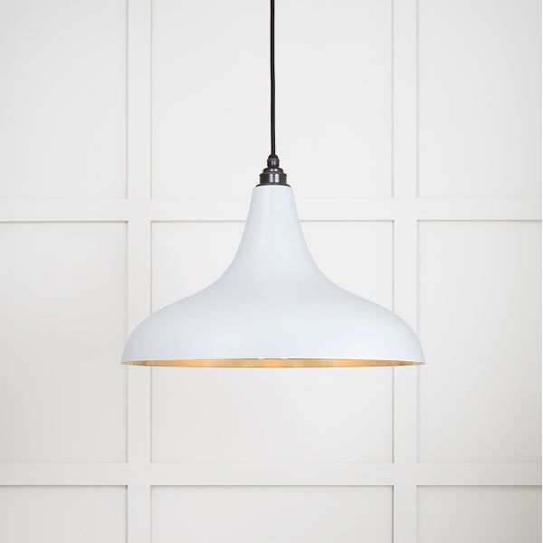 From The Anvil - Smooth Brass Frankley Pendant in Birch - Smooth Brass  - 49722SBI