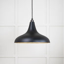 From The Anvil - Smooth Brass Frankley Pendant in Flock - Smooth Brass  - 49722SF - Choice Handles