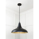 From The Anvil - Smooth Brass Frankley Pendant in Elan Black - Smooth Brass  - 49722SEB - Choice Handles