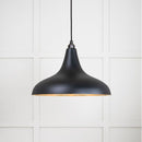From The Anvil - Smooth Brass Frankley Pendant in Elan Black - Smooth Brass  - 49722SEB - Choice Handles