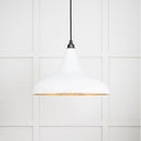 From The Anvil - Smooth Brass Frankley Pendant in Flock - Smooth Brass  - 49722SF - Choice Handles