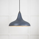 From The Anvil - Smooth Brass Frankley Pendant in Slate - Smooth Brass  - 49722SSL - Choice Handles
