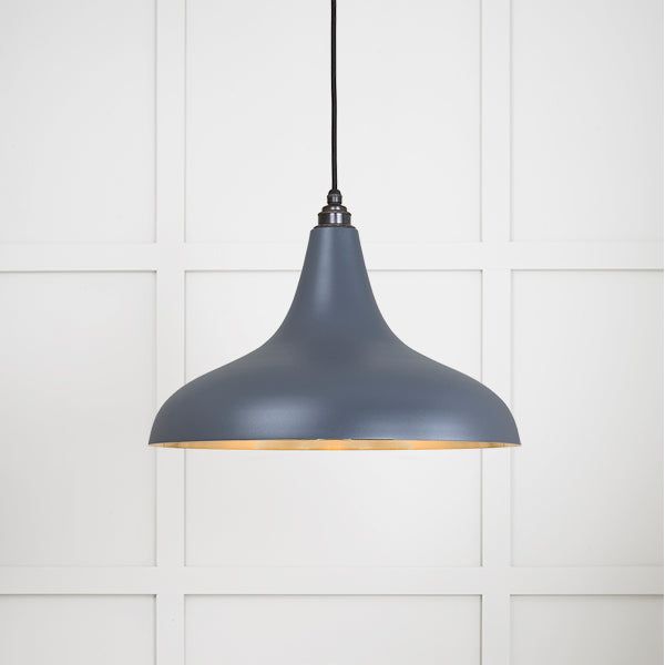 From The Anvil - Smooth Brass Frankley Pendant in Slate - Smooth Brass  - 49722SSL