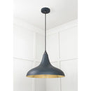 From The Anvil - Smooth Brass Frankley Pendant in Soot - Smooth Brass  - 49722SSO - Choice Handles