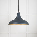 From The Anvil - Smooth Brass Frankley Pendant in Soot - Smooth Brass  - 49722SSO - Choice Handles