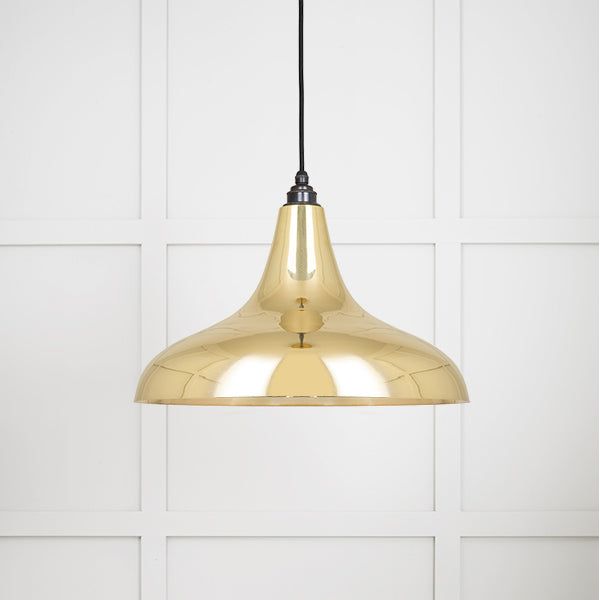 From The Anvil - Smooth Brass Frankley Pendant - Smooth Brass  - 49722 - Choice Handles
