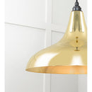 From The Anvil - Smooth Brass Frankley Pendant - Smooth Brass  - 49722 - Choice Handles