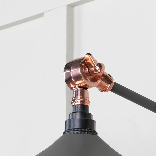 From The Anvil - Smooth Copper Flora Wall Light in Bluff - Smooth Copper  - 49723SBL - Choice Handles