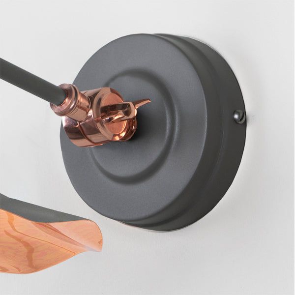 From The Anvil - Smooth Copper Flora Wall Light in Bluff - Smooth Copper  - 49723SBL - Choice Handles
