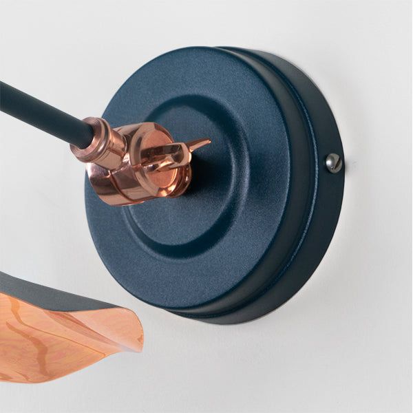 From The Anvil - Smooth Copper Flora Wall Light in Dusk - Smooth Copper  - 49723SDU - Choice Handles