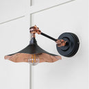 From The Anvil - Smooth Copper Flora Wall Light in Flock - Smooth Copper  - 49723SF - Choice Handles