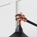 From The Anvil - Smooth Copper Flora Wall Light in Elan Black - Smooth Copper  - 49723SEB - Choice Handles