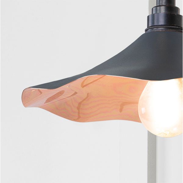From The Anvil - Smooth Copper Flora Wall Light in Slate - Smooth Copper  - 49723SSL - Choice Handles