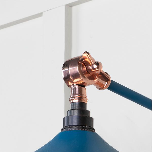 From The Anvil - Smooth Copper Flora Wall Light in Upstream - Smooth Copper  - 49723SU - Choice Handles