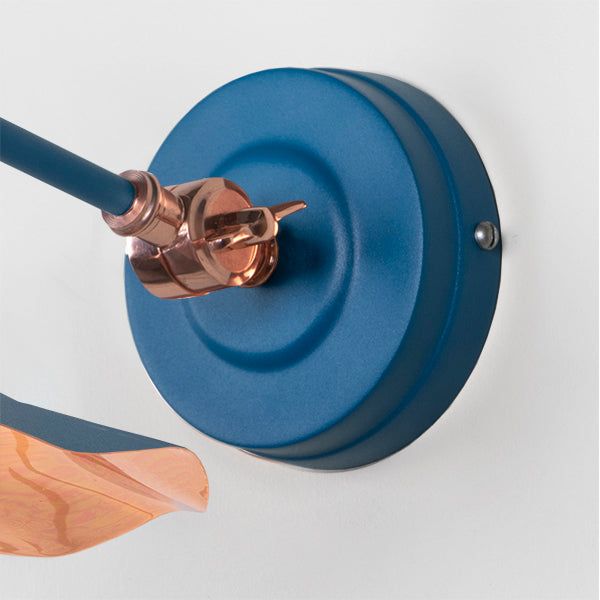 From The Anvil - Smooth Copper Flora Wall Light in Upstream - Smooth Copper  - 49723SU - Choice Handles
